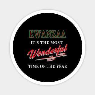 Kwanzaa, It's the Most Wonderful Time of the year Magnet